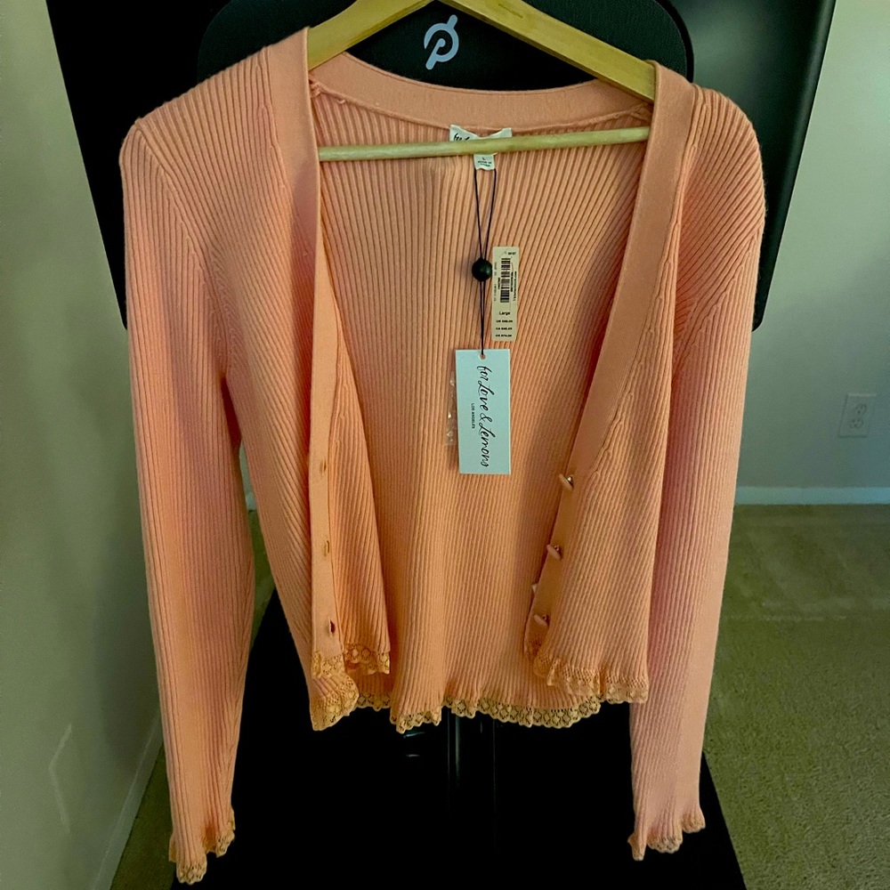 NWT For Love and Lemons Cashmere Cardigan